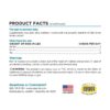 Paw CBD Hard Chews for Dogs Peanut Butter 300mg 30ct Supplement Facts