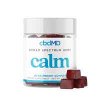 cbdMD Broad Spectrum Calming Gummies Raspberry 1140mg 30ct