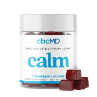 cbdMD Broad Spectrum Calming Gummies Raspberry 1140mg 30ct