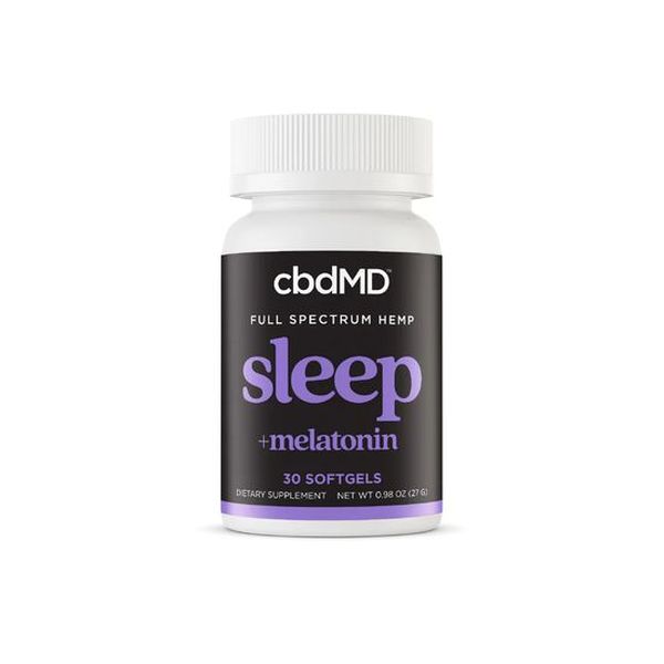 cbdMD Full Spectrum CBD Sleep Softgels 1860mg 30ct cbdMD Full Spectrum CBD Sleep Softgels 1860mg 30ct