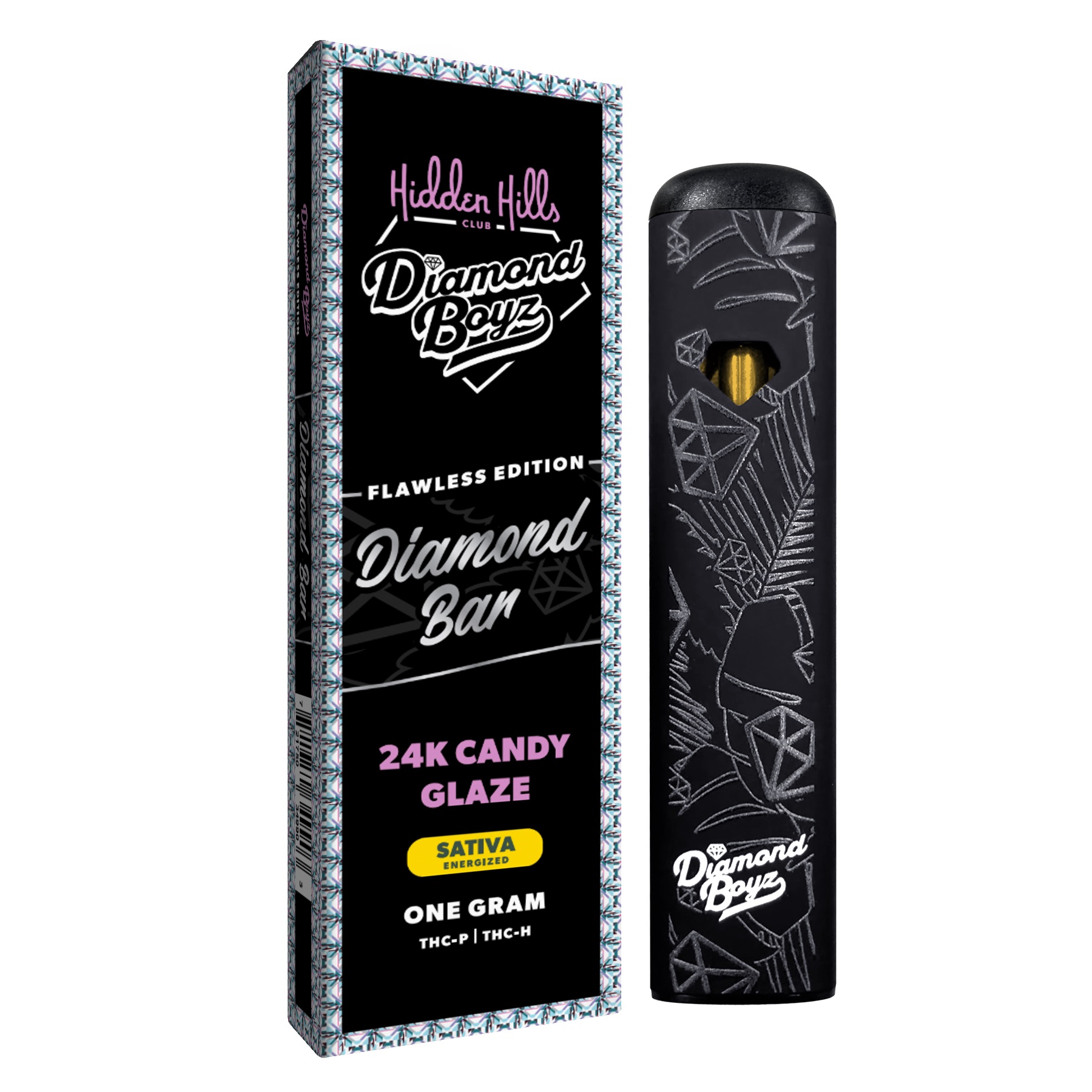 Hidden Hills Diamond Boyz THCP Disposable 24K Candy Glaze 1g
