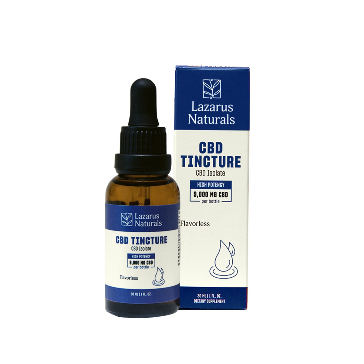 Lazarus Naturals CBD Isolate Tincture Flavorless 9000mg 30ml Lazarus Naturals CBD Isolate Tincture Flavorless 9000mg 30ml