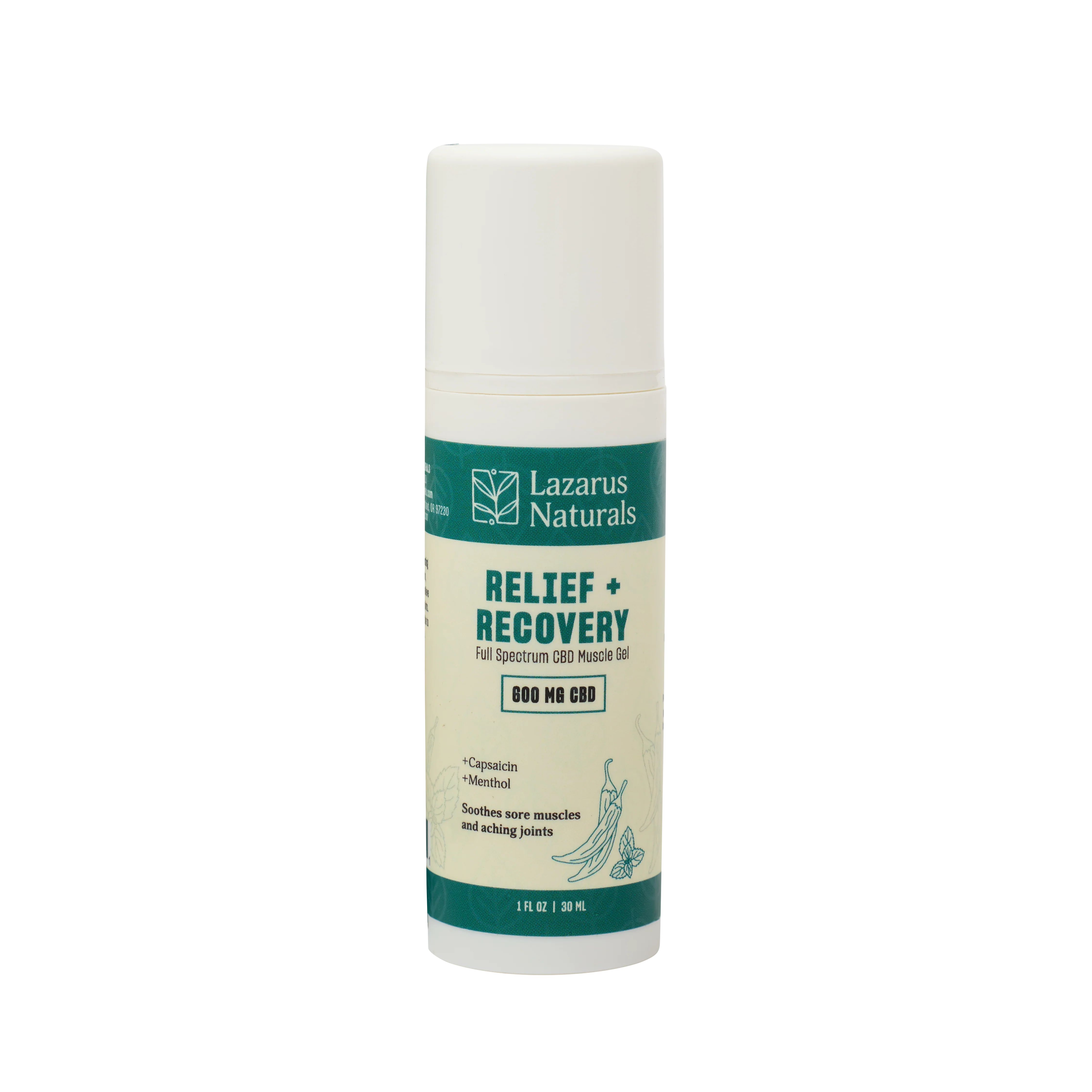 Lazarus Naturals Muscle Gel Relief + Recovery