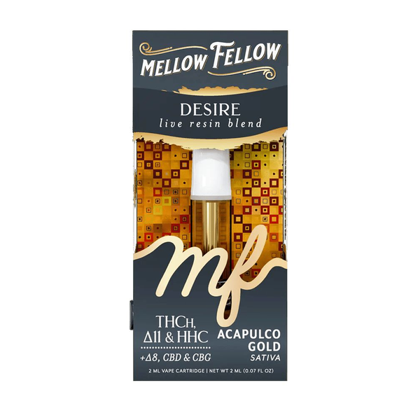 Mellow Fellow Live Resin Cartridge Acapulco Gold 2g