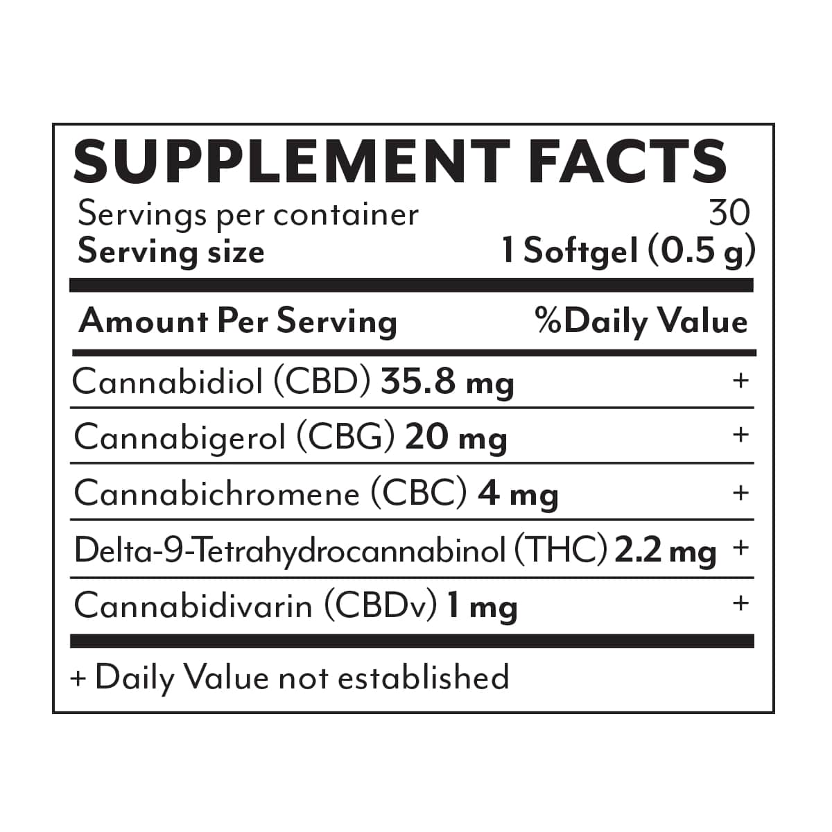 Mellow Fellow Softgels Elevate Blend 2000mg 30ct Supplement Facts Mellow Fellow Softgels Elevate Blend 2000mg 30ct Supplement Facts
