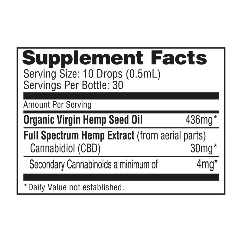 NuLeaf Naturals Full Spectrum CBD Oil 900mg 15ml Supplement Facts NuLeaf Naturals Full Spectrum CBD Oil 900mg 15ml Supplement Facts