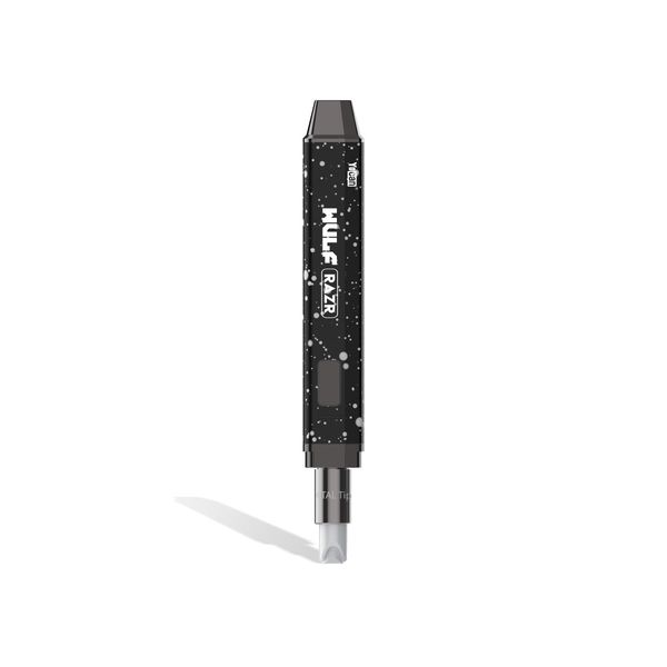 Wulf RAZR Nectar Collector and Hot Knife Concentrate Vaporizer Black White Spatter