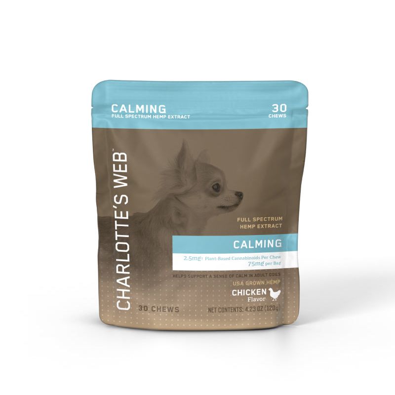 Charlottes Web CBD Calming Pet Chews 75mg 30ct