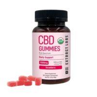 Extract Labs Full Spectrum CBD Gummies Strawberry 1500mg 30ct