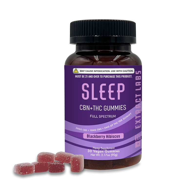 Extract Labs Full Spectrum CBN Delta 9 Gummies Blackberry Hibiscus 1350 30ct Extract Labs Full Spectrum CBN Delta 9 Gummies Blackberry Hibiscus 1350 30ct