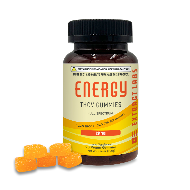Extract Labs Full Spectrum THCV CBD Gummies Citrus 400mg 20ct