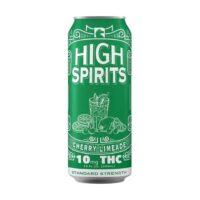 High Spirits THC Seltzer Cherry Limeade 10mg 12oz