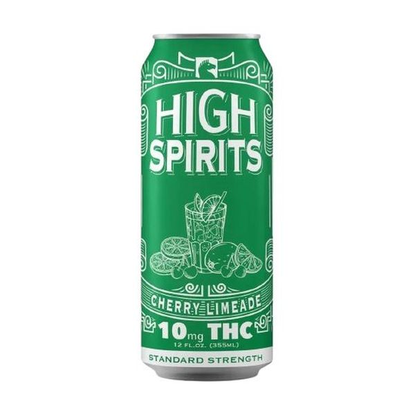 High Spirits THC Seltzer Cherry Limeade 10mg 12oz