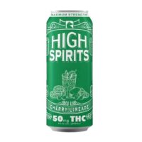 High Spirits THC Seltzer Cherry Limeade 50mg 12oz