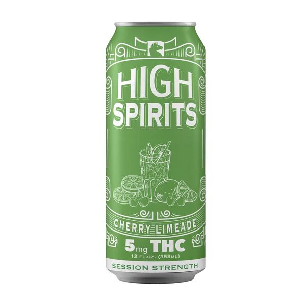 High Spirits THC Seltzer Cherry Limeade 5mg 12oz