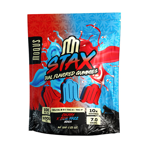 Modus Stax Gummies Cherry x Blue Raz 10000mg 10ct
