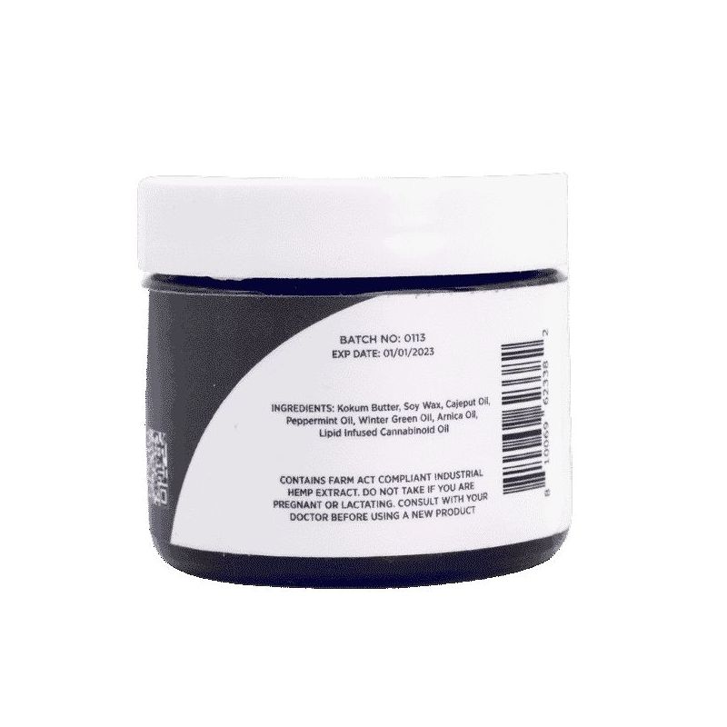 CannaAid CBD Pain Salve 4000mg 2oz Supplement Facts