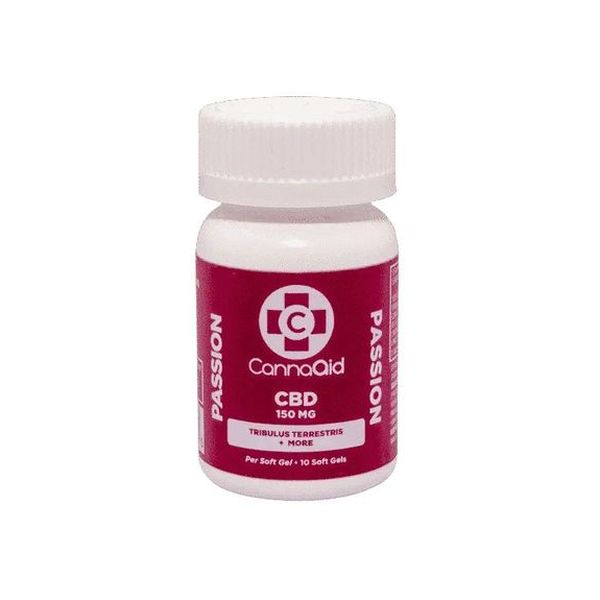 CannaAid CBD Passion Softgels 1500mg 10ct