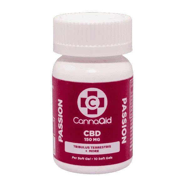 CannaAid CBD Passion Softgels 1500mg 10ct