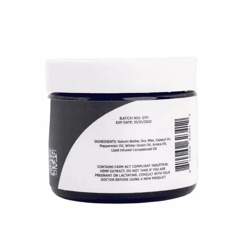 CannaAid Delta 8 Pain Salve 2000mg 2oz Supplement Facts