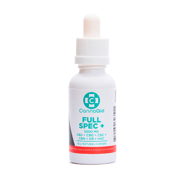 CannaAid Full Spectrum CBD Tincture 5000mg 30ml