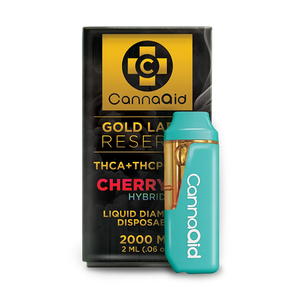 CannaAid Gold Label Reserve THCA, THCP THCB Disposable Cherry Pie 2g