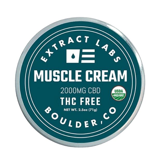 Extract Labs THC Free CBD Muscle Cream 2000mg