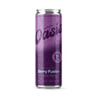 Herbal Oasis Social Tonic 5mg THC + 5mg CBG 12oz Berry Fusion