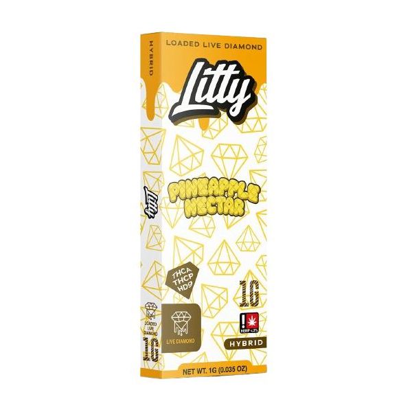 Litty Loaded Live Diamond THCA & THCP Disposable 1g - Dr.Ganja