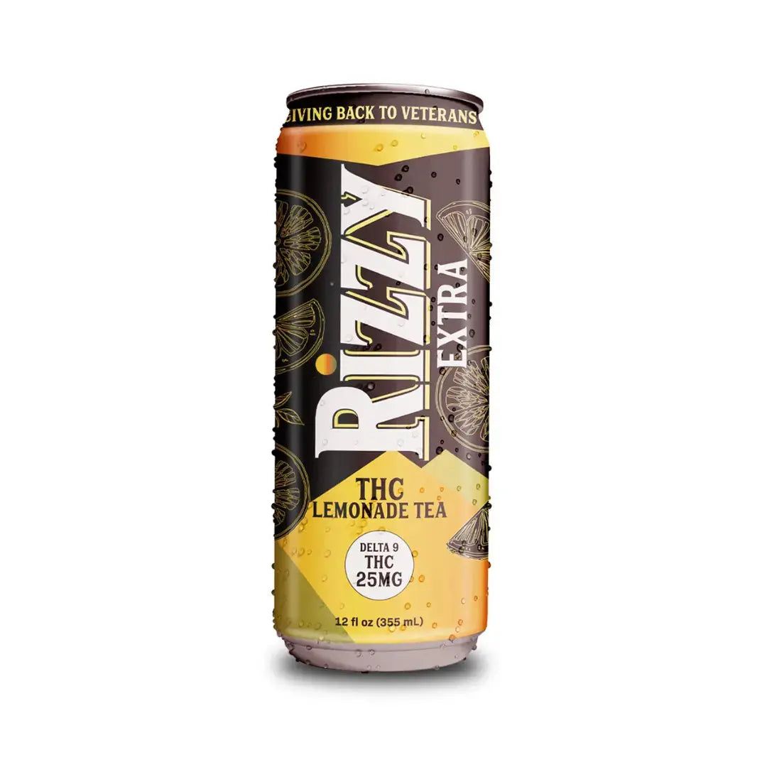 Rizzy Extra THC Beverage 25mg 12oz Lemonade Tea