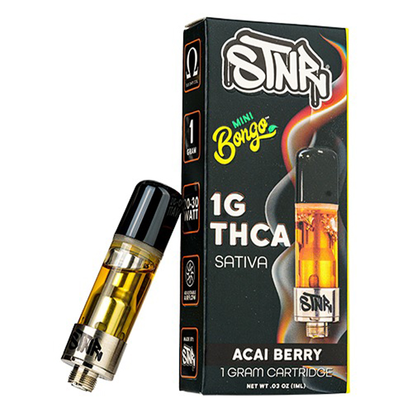 STNR Mini Bongo THCA Cartridge Acai Berry 1g