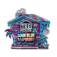 Tre House Delta 9 HHC Gummies Sour Blue Raspberry 400mg 20ct