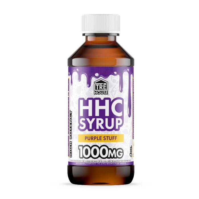 Tre House HHC Syrup Purple Stuff 1000mg 4oz Tre House HHC Syrup Purple Stuff 1000mg 4oz