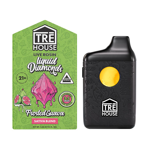 Tre House Liquid Diamonds Disposable Frosted Guava 3.5g