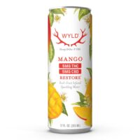 Wyld Sparkling Water 5mg THC + 5mg CBD 12oz Mango