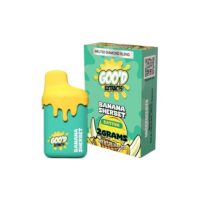 GooD Extracts THCA Melted Diamonds Disposable Banana Sherbet 2g