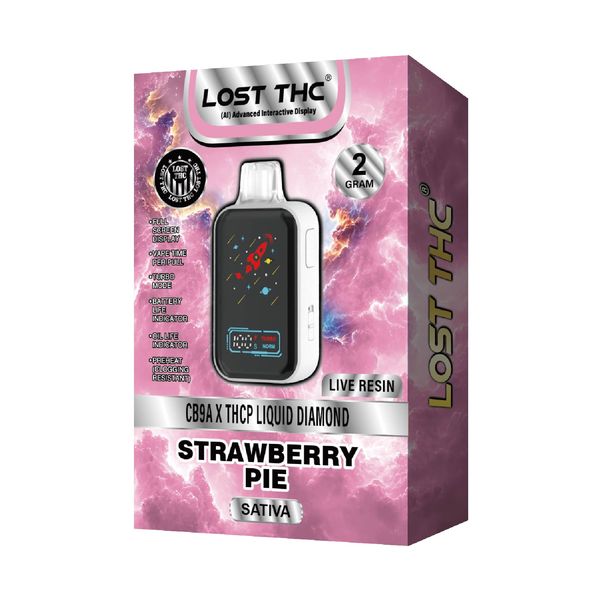lost thc disposable vape review Lost THC Live Resin Enhanced Rainbow THCP Disposable 7.5G main image 1