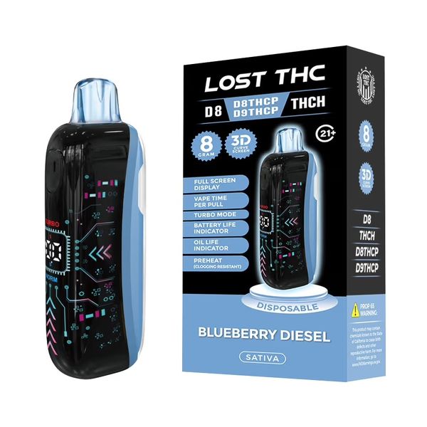 Lost THC Live Resin THCH, CB9A & THCP Disposable 8g