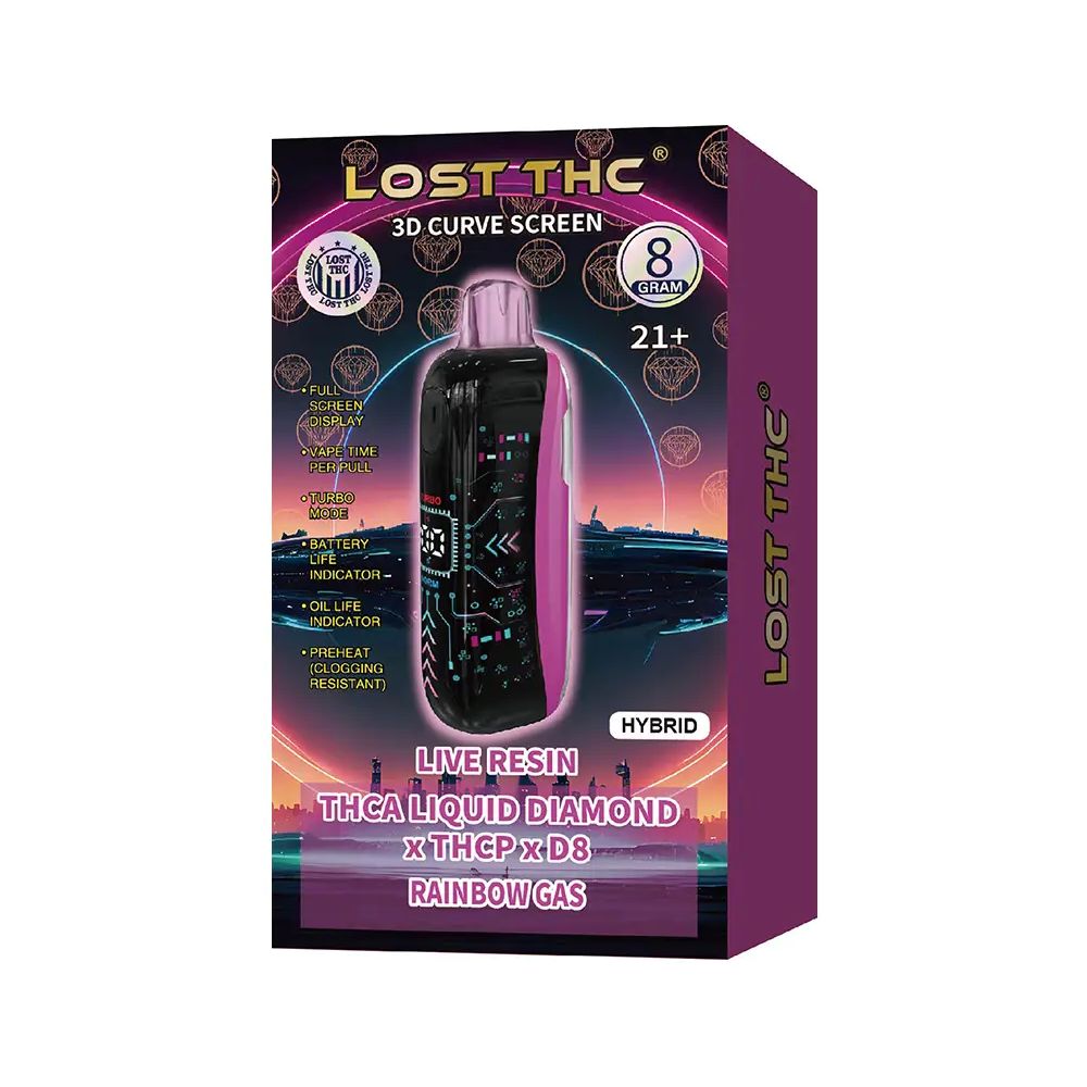 Lost THC THCA Liquid Diamond, THCP & Delta 8 Disposable 8g - Dr.Ganja Lost THC THCA Liquid Diamond, THCP & Delta 8 Disposable 8g - Dr.Ganja