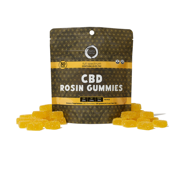 Metta Hemp Full Spectrum CBD Rosin Gummies 1050mg 30ct