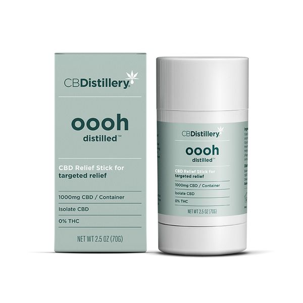 CBDistillery Targeted CBD Relief Stick 1000mg 2.5oz CBDistillery Targeted CBD Relief Stick 1000mg 2.5oz