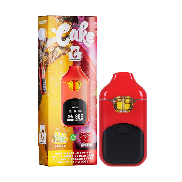 how much is elf bar vape Cake Dual Flavor Switch Disposable 4g