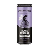 Cycling Frog Seltzer 10mg THC 10mg CBD 12oz Black Currant