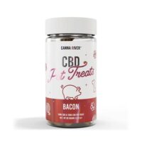 Canna River Broad Spectrum CBD CBG Pet Treats Bacon 900mg 30ct