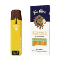 Big Chief Melted Diamond THCA Disposable Caramel Apple Gelato 2g