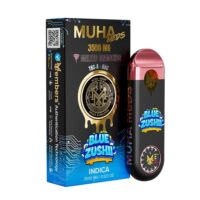 Muha Meds Gen 2 Melted Diamonds Disposable Blue Zushii 3.5g