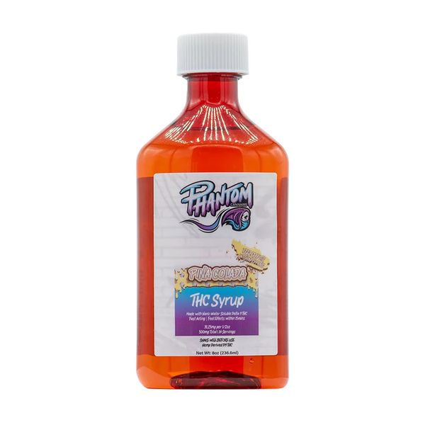Phantom Cannabis Delta 9 Syrup Pina Colada 500mg 8oz Phantom Cannabis Delta 9 Syrup Pina Colada 500mg 8oz