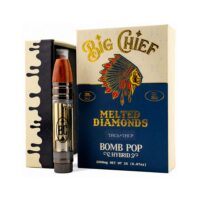 Big Chief Melted Diamonds THCA Cartridge Bomb Pop 2g