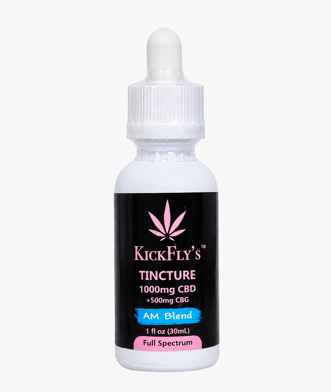 KickFly’s A.M. CBD, CBG Terpene Blend Tincture