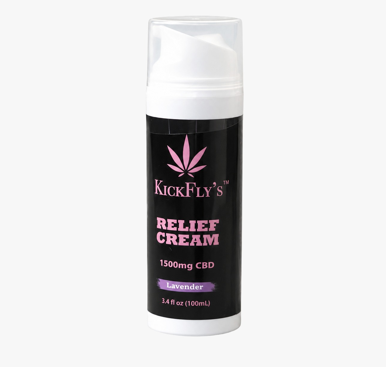 KickFly's CBD Relief Cream 1500mg 3.4oz